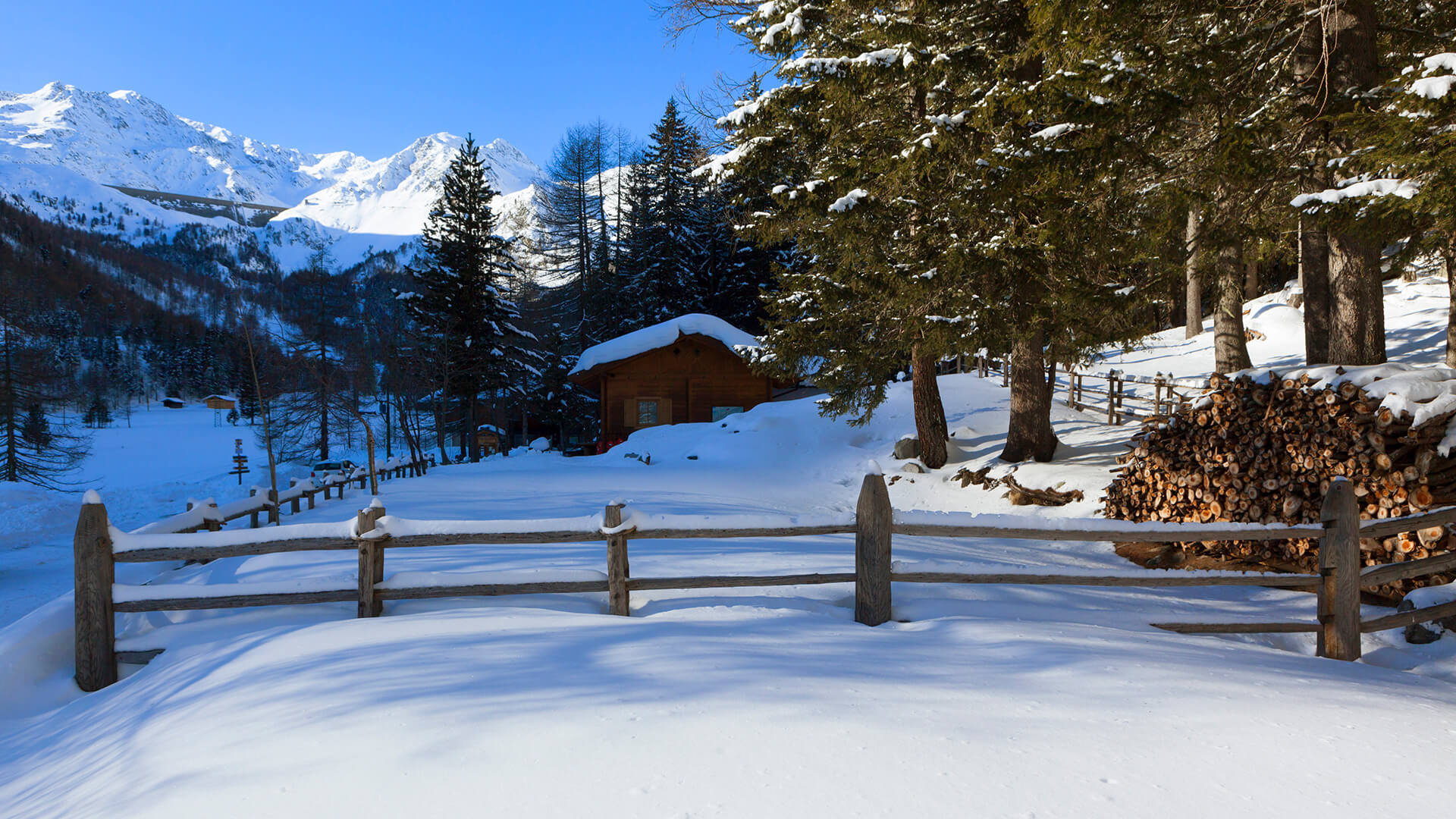 La Val d'Ultimo in inverno